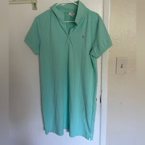 J. Crew Mint Green Polo Dress